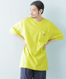 carhartt/カーハート Workwear ビッグシルエット 胸ポケット ロゴワッペン  半袖Tシャツ
