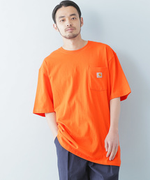 Carhartt | carhartt/カーハート Workwear ビッグシルエット ポケット半袖 ロゴ Tシャツ  ワッペン トップス(Tシャツ/カットソー)