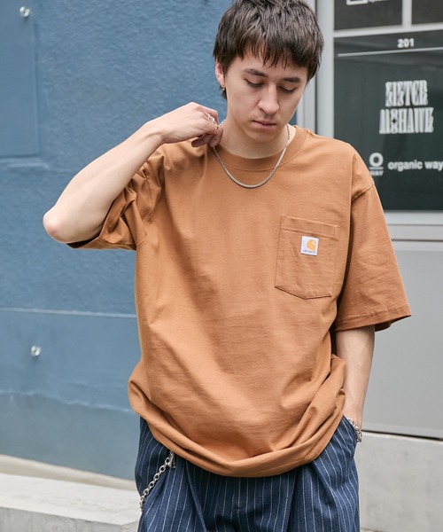 Tシャツ/カットソー（ブラウン/茶色系・半袖）ファッション通販 - ZOZOTOWN
