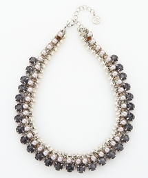 BEAUTY&YOUTH UNITED ARROWS | BYMC パールモチーフ×ビジュー ショートネックレス2(ネックレス)