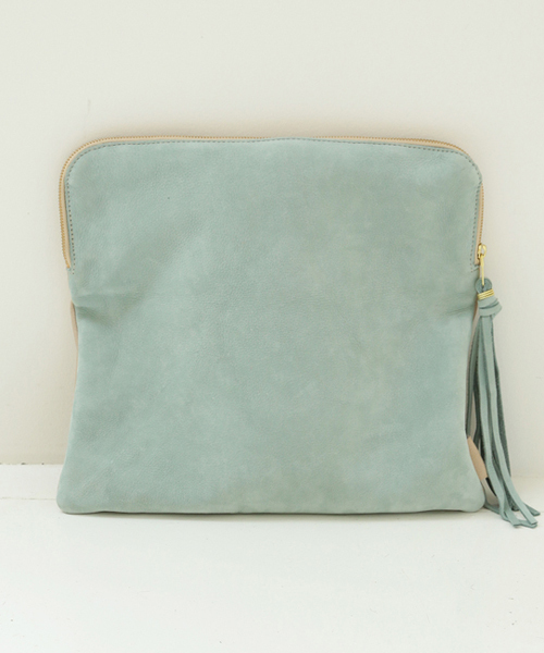 Another Edition（アナザーエディション）の「AE×Beaure Bi-color CLT　Я（クラッチバッグ・レディース・ライトブルー/ライトピンク・フリー）」の6枚目の写真