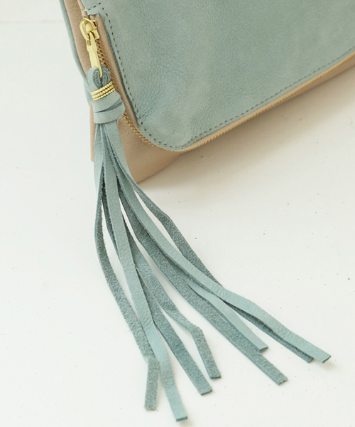 Another Edition（アナザーエディション）の「AE×Beaure Bi-color CLT　Я（クラッチバッグ・レディース・ライトブルー/ライトピンク・フリー）」の9枚目の写真