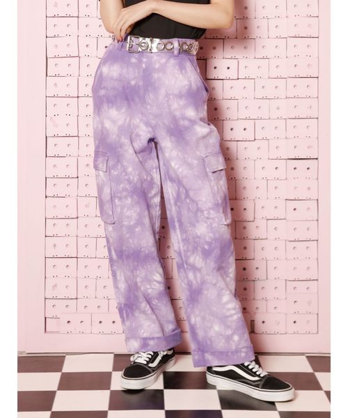 jouetie(ジュエティ)の「カラーカーゴパンツ(その他パンツ・レディース・パープル/ピンク/オレンジ/グリーン/その他1・MEDIUM)」の3枚目の写真