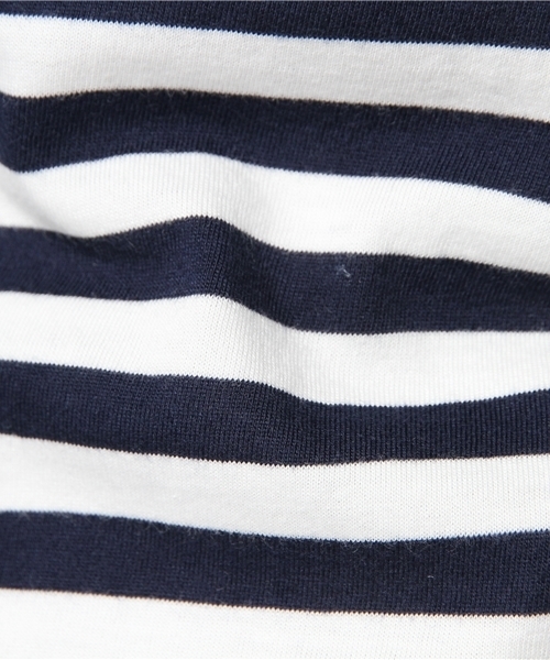 UNION STATION(ユニオンステーション)の「スーピマコットンVネックボーダー(Tシャツ/カットソー・メンズ・グリーン/ブルー/ネイビー・MEDIUM/LARGE/LL)」の6枚目の写真