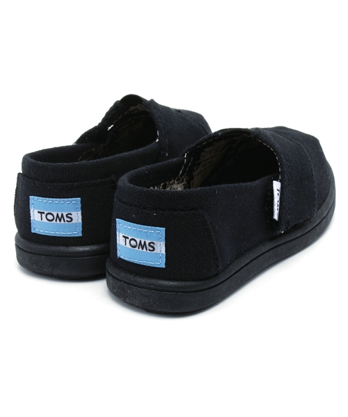 TOMS(トムス)の「ベビー キッズ トムス タイニー クラシック TOMS TINY-ORIGINAL CLASSICS Canvas(スニーカー・キッズ・ブラック/ネイビー/ブラウン/レッド/オフホワイト/ピンク・12cm/15cm/14cm/16cm/17cm/13cm)」の9枚目の写真