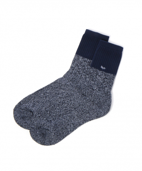 GLOBAL WORK(グローバルワーク)の「パイルクッションミドルソックス/844235(ソックス/靴下・メンズ・ライトブルー/ブラック/サックスブルー/その他/その他1/その他2/グレー系その他/ブルー系その他/パープル系その他/ゴールド系その他・FREE)」の4枚目の写真