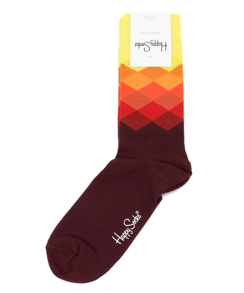 ESTNATION(エストネーション)の「Happy Socks ソックス(ソックス/靴下・メンズ・イエロー/ピンク・FREE)」の2枚目の写真