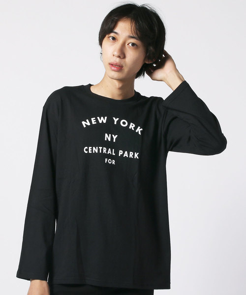 SHISKY(シスキー)の「ロゴプリントBIGクルーネックTシャツ(Tシャツ/カットソー・メンズ・A/B/C/D/E/F/G/H/I/J/K/L/M/N/O/P/Q/R/S/T・M/L/XL)」の3枚目の写真