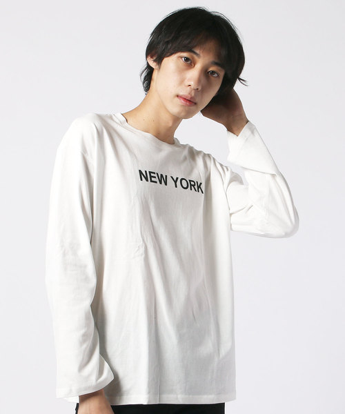 SHISKY(シスキー)の「ロゴプリントBIGクルーネックTシャツ(Tシャツ/カットソー・メンズ・A/B/C/D/E/F/G/H/I/J/K/L/M/N/O/P/Q/R/S/T・M/L/XL)」の4枚目の写真