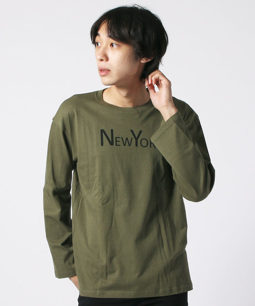 SHISKY(シスキー)の「ロゴプリントBIGクルーネックTシャツ(Tシャツ/カットソー・メンズ・A/B/C/D/E/F/G/H/I/J/K/L/M/N/O/P/Q/R/S/T・M/L/XL)」の6枚目の写真