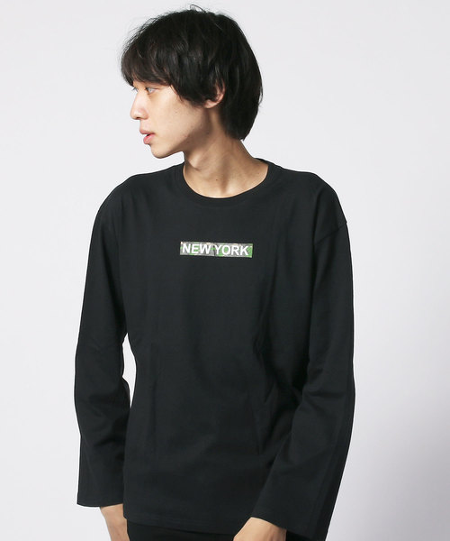 SHISKY(シスキー)の「ロゴプリントBIGクルーネックTシャツ(Tシャツ/カットソー・メンズ・A/B/C/D/E/F/G/H/I/J/K/L/M/N/O/P/Q/R/S/T・M/L/XL)」の10枚目の写真