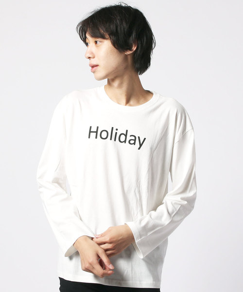 SHISKY(シスキー)の「ロゴプリントBIGクルーネックTシャツ(Tシャツ/カットソー・メンズ・A/B/C/D/E/F/G/H/I/J/K/L/M/N/O/P/Q/R/S/T・M/L/XL)」の11枚目の写真