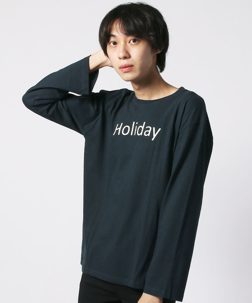 SHISKY(シスキー)の「ロゴプリントBIGクルーネックTシャツ(Tシャツ/カットソー・メンズ・A/B/C/D/E/F/G/H/I/J/K/L/M/N/O/P/Q/R/S/T・M/L/XL)」の12枚目の写真