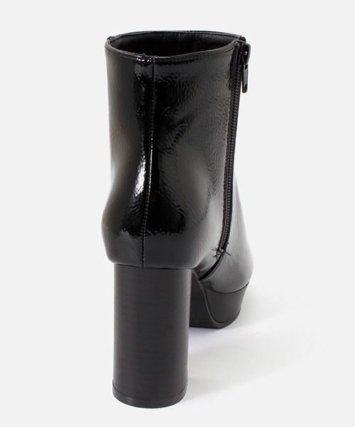 AZUL by moussy（アズールバイマウジー）の「CHUNKY HEEL BOOTS/チャンキーヒールブーツ（ブーツ・レディース・ダークブラック/ブラック・SMALL/MEDIUM/LARGE）」の9枚目の写真