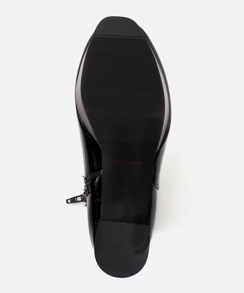 AZUL by moussy（アズールバイマウジー）の「CHUNKY HEEL BOOTS/チャンキーヒールブーツ（ブーツ・レディース・ダークブラック/ブラック・SMALL/MEDIUM/LARGE）」の12枚目の写真