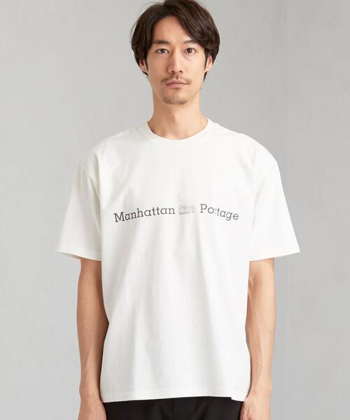 Manhattan Portage（マンハッタンポーテージ）の「別注 マンハッタンポーテージ Manhattan Portage リフレクタープリント Tシャツ（Tシャツ/カットソー・メンズ・ブラック/その他1/ホワイト・M/S/L）」の4枚目の写真