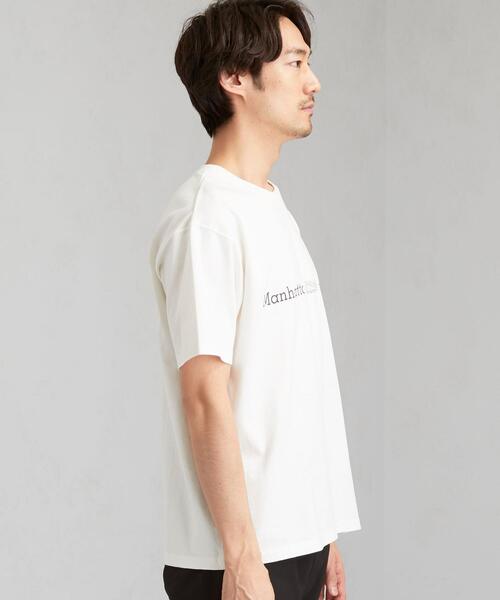 Manhattan Portage（マンハッタンポーテージ）の「別注 マンハッタンポーテージ Manhattan Portage リフレクタープリント Tシャツ（Tシャツ/カットソー・メンズ・ブラック/その他1/ホワイト・M/S/L）」の5枚目の写真