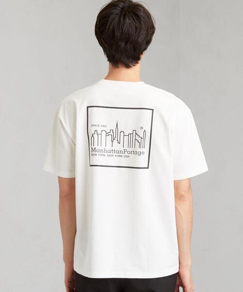 Manhattan Portage（マンハッタンポーテージ）の「別注 マンハッタンポーテージ Manhattan Portage リフレクタープリント Tシャツ（Tシャツ/カットソー・メンズ・ブラック/その他1/ホワイト・M/S/L）」の16枚目の写真