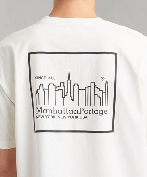 Manhattan Portage（マンハッタンポーテージ）の「別注 マンハッタンポーテージ Manhattan Portage リフレクタープリント Tシャツ（Tシャツ/カットソー・メンズ・ブラック/その他1/ホワイト・M/S/L）」の21枚目の写真