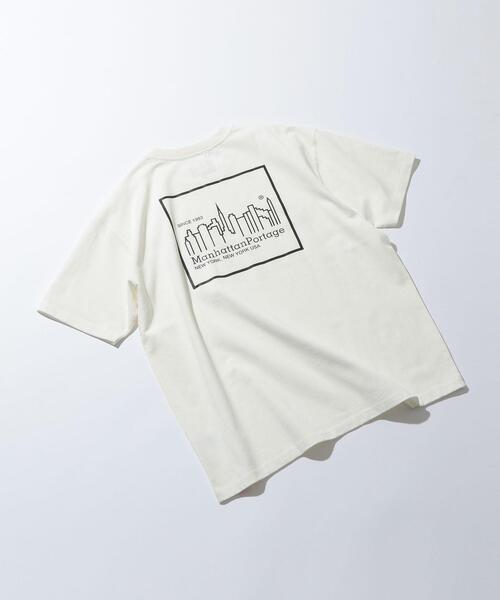 Manhattan Portage（マンハッタンポーテージ）の「別注 マンハッタンポーテージ Manhattan Portage リフレクタープリント Tシャツ（Tシャツ/カットソー・メンズ・ブラック/その他1/ホワイト・M/S/L）」の6枚目の写真