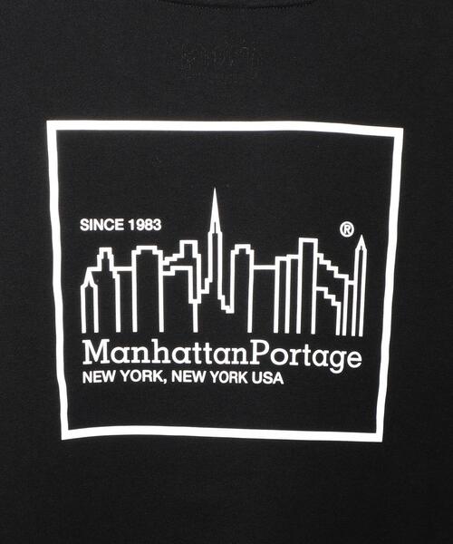 Manhattan Portage（マンハッタンポーテージ）の「別注 マンハッタンポーテージ Manhattan Portage リフレクタープリント Tシャツ（Tシャツ/カットソー・メンズ・ブラック/その他1/ホワイト・M/S/L）」の7枚目の写真