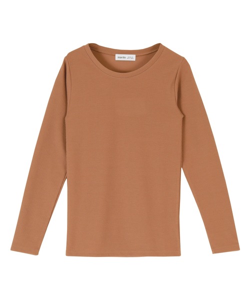 miette(ミエット)の「ベーシッククルーネックロングTシャツ(Tシャツ/カットソー・レディース・ブラック/オフホワイト/ライトブラウン/ライトカーキ・M)」の10枚目の写真