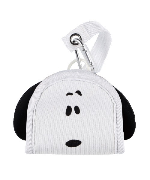 Vintage PEANUTS(ビンテージピーナッツ)の「ルートート/IP.ペコルー.PEANUTS(ピーナッツ)-5U(ポーチ)」|ホワイト×ブラック