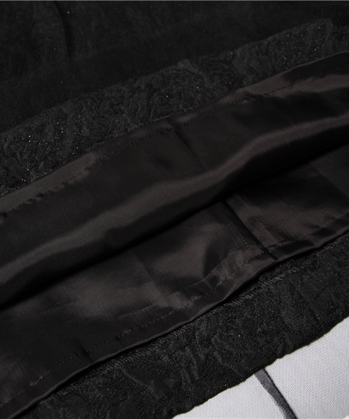 SHIPS（シップス）の「★★little black:ジャカード ノースリーブ ドレス（ワンピース・レディース・ベージュ/ブラック/ベージュ系その他/ダークブルー・36/38）」の14枚目の写真