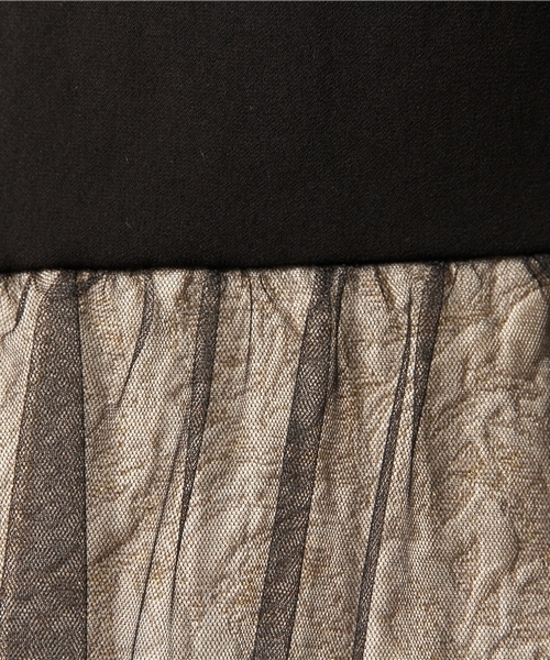 SHIPS（シップス）の「★★little black:ジャカード ノースリーブ ドレス（ワンピース・レディース・ベージュ/ブラック/ベージュ系その他/ダークブルー・36/38）」の15枚目の写真