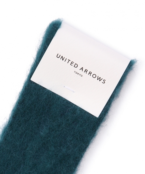 UNITED ARROWS（ユナイテッドアローズ）の「UAW HAIRY ソックス（ソックス/靴下・レディース・ブラック/グレー/レッド/ダークグリーン・フリー）」の5枚目の写真