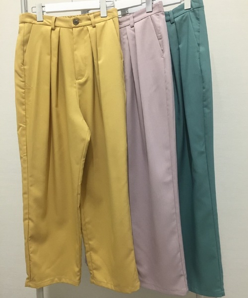 minius(ミニウス)の「ツイルカラータックパンツ/レディース ハイウエスト(その他パンツ・レディース・ターコイズブルー/マスタード/ラベンダー・MEDIUM)」の4枚目の写真