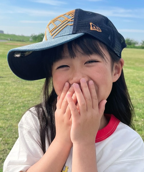 NEW ERA（ニューエラ）の「ニューエラ キッズ メッシュキャップ 9FORTY BATTALION ウォッシュ加工 NEW ERA YOUTH（キャップ・キッズ・ブラック/ブラック×ゴールド/グレー/ネイビー/ブラック系その他/ネイビー系/ブルー/ブラック×ブルー・FREE）」の19枚目の写真