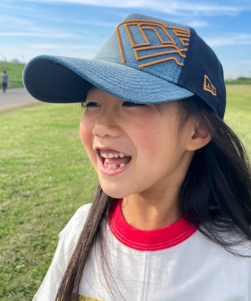 NEW ERA（ニューエラ）の「ニューエラ キッズ メッシュキャップ 9FORTY BATTALION ウォッシュ加工 NEW ERA YOUTH（キャップ・キッズ・ブラック/ブラック×ゴールド/グレー/ネイビー/ブラック系その他/ネイビー系/ブルー/ブラック×ブルー・FREE）」の20枚目の写真