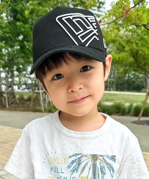 NEW ERA（ニューエラ）の「ニューエラ キッズ メッシュキャップ 9FORTY BATTALION ウォッシュ加工 NEW ERA YOUTH（キャップ・キッズ・ブラック/ブラック×ゴールド/グレー/ネイビー/ブラック系その他/ネイビー系/ブルー/ブラック×ブルー・FREE）」の15枚目の写真