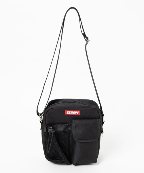 WEGO（ウィゴー）の「WEGO/ボックスロゴスクエアショルダーバッグ（ショルダーバッグ・レディース・ブラック/その他1・FREE）」の5枚目の写真