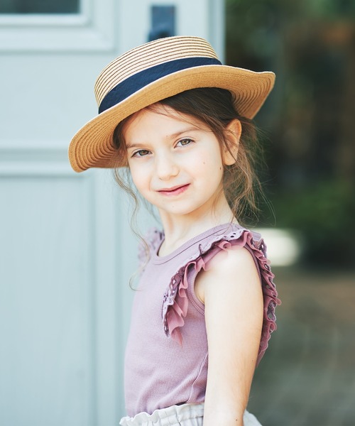 BRANSHES(ブランシェス)の「フリル重ねテレコタンクトップ(タンクトップ・キッズ・ブラウン/カーキ/その他・140cm/150cm/130cm/110cm/90cm/120cm/100cm)」の7枚目の写真