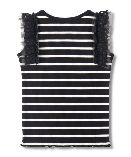 BRANSHES(ブランシェス)の「フリル重ねテレコタンクトップ(タンクトップ・キッズ・ブラウン/カーキ/その他・140cm/150cm/130cm/110cm/90cm/120cm/100cm)」の16枚目の写真