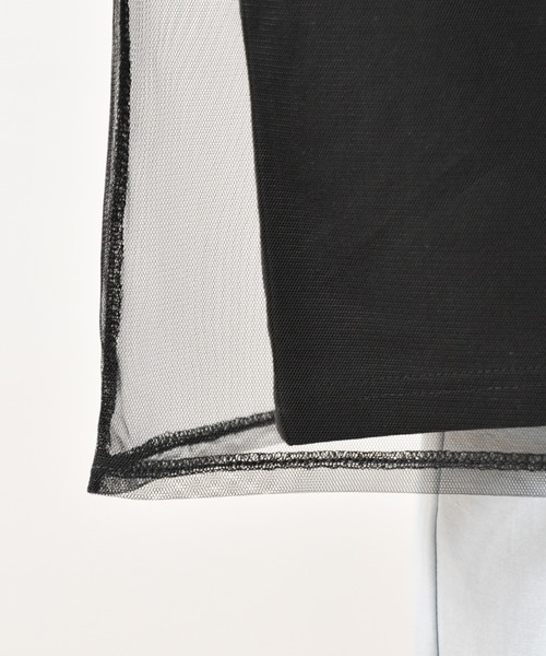 Ambre Neige(アンブルネージュ)の「オーバーチュールTシャツ/【WEB/EC限定商品】(Tシャツ/カットソー・レディース・ブラック/オフホワイト/オレンジ系その他・FREE)」の12枚目の写真