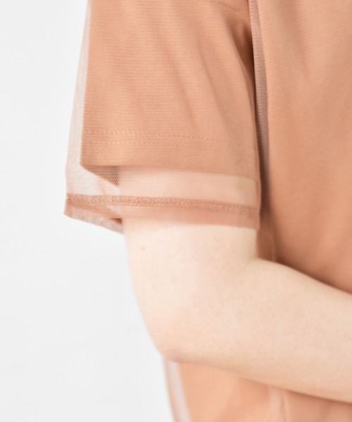 Ambre Neige(アンブルネージュ)の「オーバーチュールTシャツ/【WEB/EC限定商品】(Tシャツ/カットソー・レディース・ブラック/オフホワイト/オレンジ系その他・FREE)」の15枚目の写真