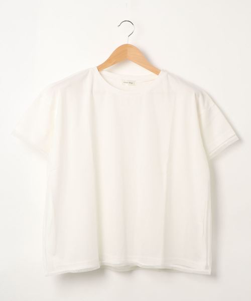 Ambre Neige(アンブルネージュ)の「オーバーチュールTシャツ/【WEB/EC限定商品】(Tシャツ/カットソー・レディース・ブラック/オフホワイト/オレンジ系その他・FREE)」の17枚目の写真