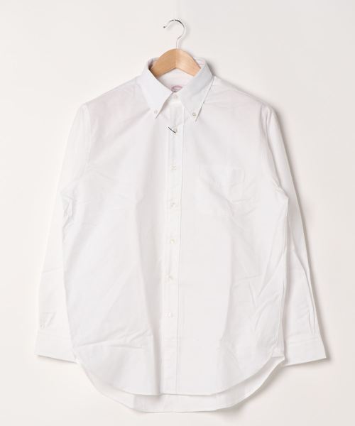 ADAM ET ROPE'(アダムエロペ)の「【BROOKS BROTHERS】(シャツ/ブラウス・メンズ・ブルー系その他4/ホワイト・M/X-SMALL/S)」の2枚目の写真