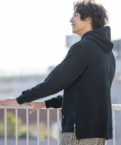 coen（コーエン）の「【WEB限定】USAコットンスウェットスリットパーカー#（パーカー・メンズ・ケリー/ターコイズブルー/ベージュ/ネイビー/ダークグレー/ダークブラウン/ブラック/ライトピンク/ホワイト/その他1/ナチュラル・X-LARGE/LARGE/MEDIUM/SMALL）」の22枚目の写真