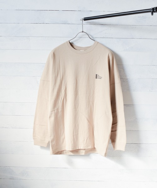 TRAP/U (トラップユー)の「【69】【TRAP/U】バックプリント長袖ドルマンTシャツ(Tシャツ/カットソー・レディース・ホワイト/ブラック/ベージュ・MEDIUM/LARGE)」の12枚目の写真