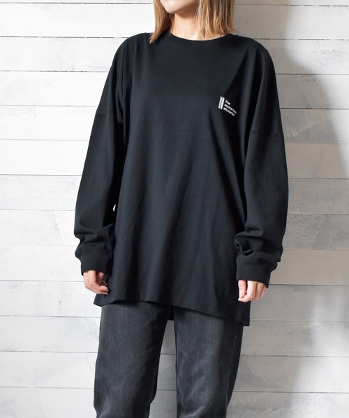 TRAP/U (トラップユー)の「【69】【TRAP/U】バックプリント長袖ドルマンTシャツ(Tシャツ/カットソー・レディース・ホワイト/ブラック/ベージュ・MEDIUM/LARGE)」の16枚目の写真