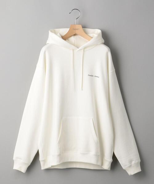 BEAUTY&YOUTH UNITED ARROWS（ビューティーアンドユースユナイテッドアローズ）の「by FREEDOM STANDARD エアー ワイドフォルム パーカー（パーカー・メンズ・ブラック/ベージュ/ライトグレー/ダークグレー/ワインレッド/ホワイト/ライトブルー/レッド/ピンク/クリーム/オリーブ/ケリー・M/S/L）」の20枚目の写真