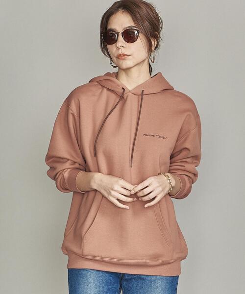 BEAUTY&YOUTH UNITED ARROWS（ビューティーアンドユースユナイテッドアローズ）の「by FREEDOM STANDARD エアー ワイドフォルム パーカー（パーカー・メンズ・ブラック/ベージュ/ライトグレー/ダークグレー/ワインレッド/ホワイト/ライトブルー/レッド/ピンク/クリーム/オリーブ/ケリー・M/S/L）」の15枚目の写真