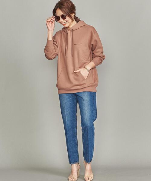 BEAUTY&YOUTH UNITED ARROWS（ビューティーアンドユースユナイテッドアローズ）の「by FREEDOM STANDARD エアー ワイドフォルム パーカー（パーカー・メンズ・ブラック/ベージュ/ライトグレー/ダークグレー/ワインレッド/ホワイト/ライトブルー/レッド/ピンク/クリーム/オリーブ/ケリー・M/S/L）」の16枚目の写真