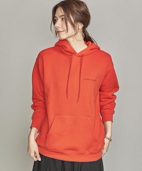 BEAUTY&YOUTH UNITED ARROWS（ビューティーアンドユースユナイテッドアローズ）の「by FREEDOM STANDARD エアー ワイドフォルム パーカー（パーカー・メンズ・ブラック/ベージュ/ライトグレー/ダークグレー/ワインレッド/ホワイト/ライトブルー/レッド/ピンク/クリーム/オリーブ/ケリー・M/S/L）」の18枚目の写真