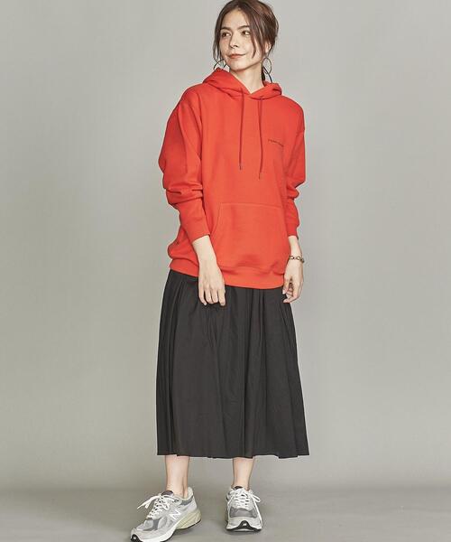 BEAUTY&YOUTH UNITED ARROWS（ビューティーアンドユースユナイテッドアローズ）の「by FREEDOM STANDARD エアー ワイドフォルム パーカー（パーカー・メンズ・ブラック/ベージュ/ライトグレー/ダークグレー/ワインレッド/ホワイト/ライトブルー/レッド/ピンク/クリーム/オリーブ/ケリー・M/S/L）」の19枚目の写真