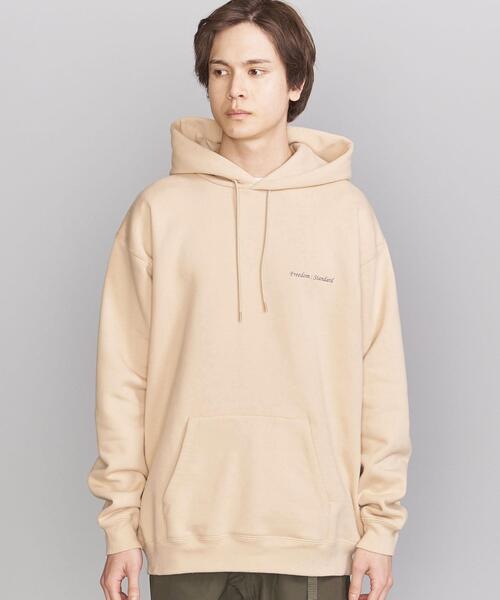 BEAUTY&YOUTH UNITED ARROWS（ビューティーアンドユースユナイテッドアローズ）の「【WEB限定】by FREEDOM STANDARD エアー ワイドフォルム パーカー（パーカー・メンズ・ダークグレー/ベージュ/ホワイト/ライトグレー/ケリー/ピンク/レッド/ワインレッド/ブラック/オリーブ/クリーム/ライトブルー・M/S/L）」の19枚目の写真